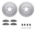 Dynamic Friction Co 4512-99036, Geospec Rotors with 5000 Advanced Brake Pads includes Hardware, Silver 4512-99036